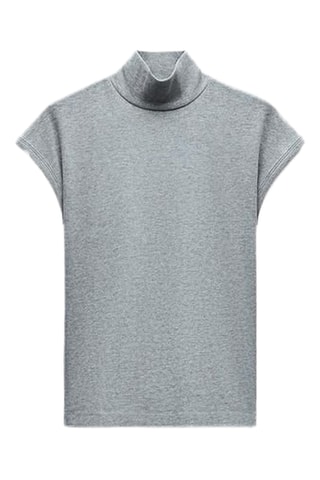 Top - Gris clair