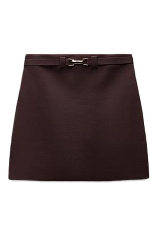 Minijupe - Marron foncé