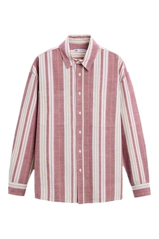 Chemise - Ecru et vieux rose