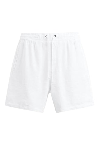 Short en lin - Blanc