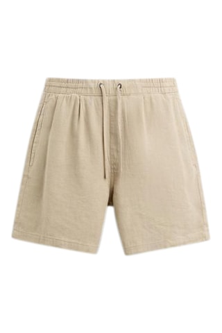 Short en lin - Beige