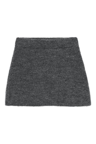 Jupe - Gris foncé chiné
