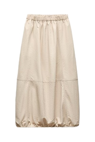 Jupe midi - Beige