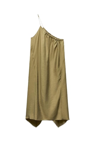 Robe asymétrique - Kaki