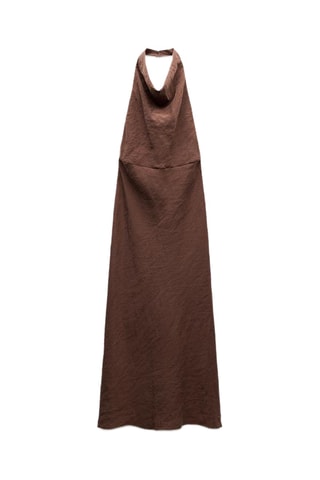 Robe midi - Marron