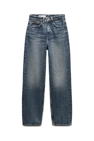 Jean mom - Bleu-gris