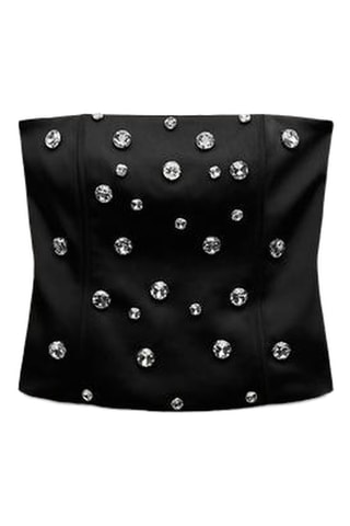 Top bustier - Noir