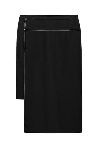 Jupe midi - Noir