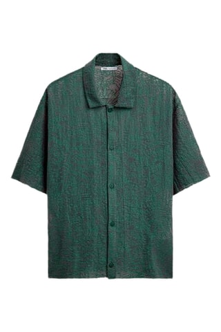 Chemise - Vert chiné