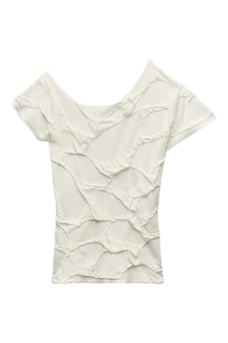 Top asymétrique - Blanc
