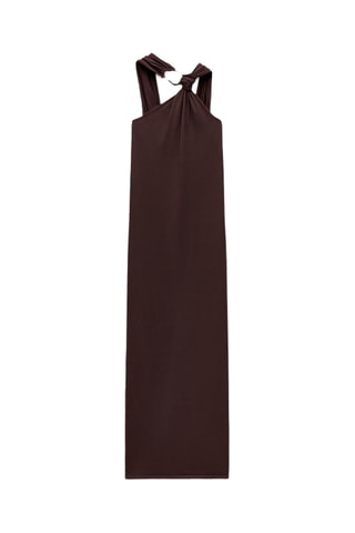 Robe droite - Marron foncé