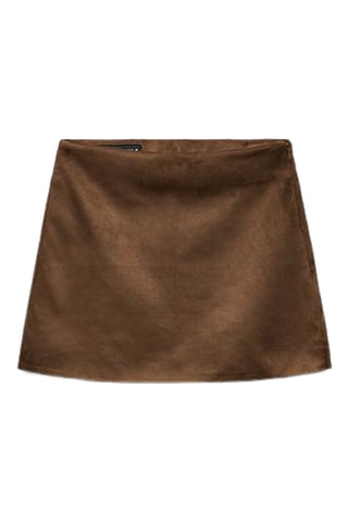 Jupe-short - Marron