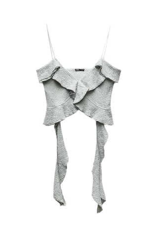 Crop top - Gris