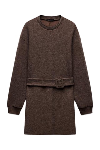Robe droite - Marron