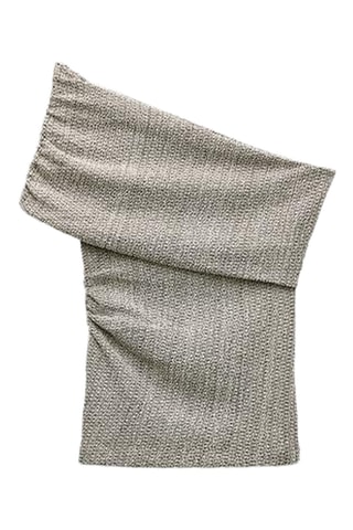 Top asymétrique - Gris chiné