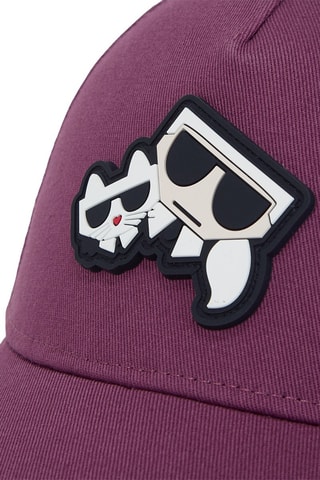 Casquette en coton biologique - Violet