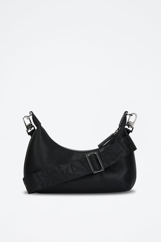 Sac bandoulière en cuir - Noir