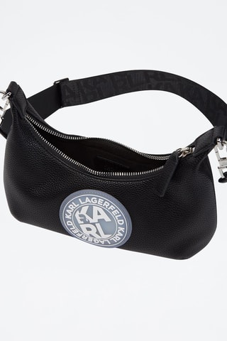 Sac bandoulière en cuir - Noir