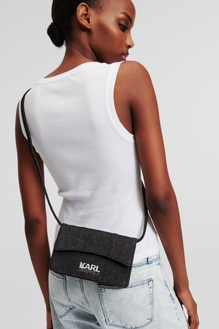 Sac bandoulière - Noir chiné