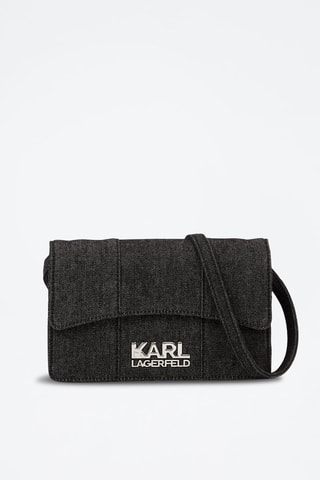 Sac bandoulière - Noir chiné