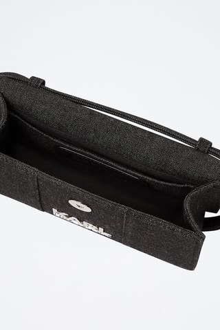 Sac bandoulière - Noir chiné
