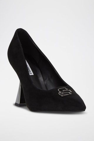 Escarpins en velours - Noir
