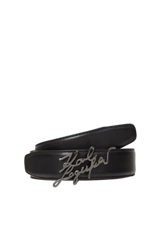 Ceinture en cuir - Noir