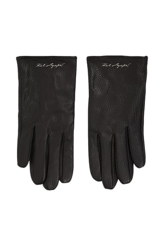 Gants en cuir - Noir