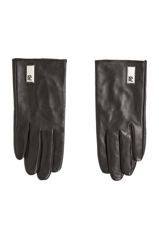 Gants en cuir de chèvre - Noir