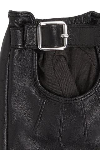 Mitaines en cuir de chèvre - Noir