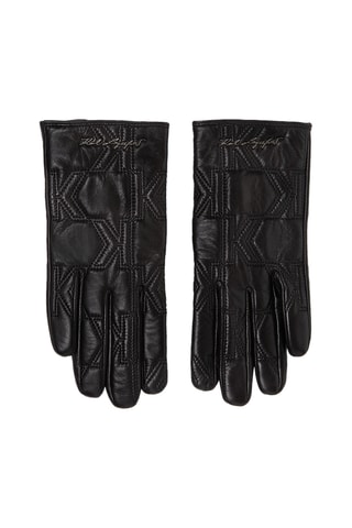 Gants en cuir de chèvre - Noir