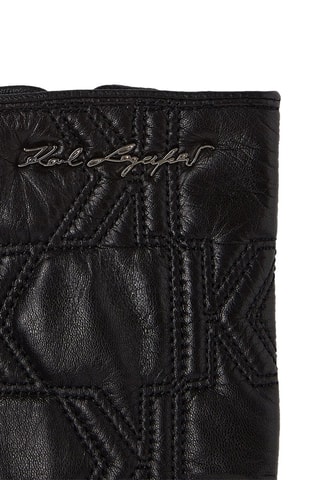 Gants en cuir de chèvre - Noir