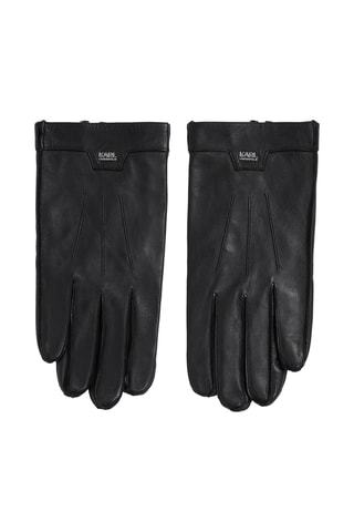 Gants en cuir de chèvre - Noir
