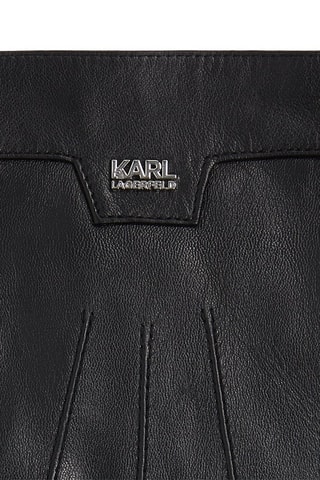 Gants en cuir de chèvre - Noir