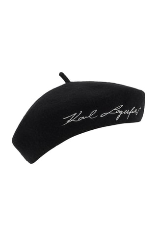 Béret en laine - Noir