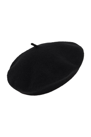 Béret en laine - Noir