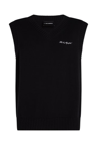 Pull sans manches - Noir