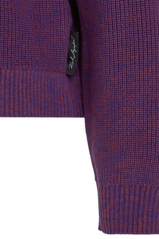 Pull - Violet chiné