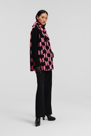 Gilet sans manches - Noir et rose