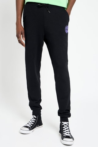 Jogging en coton biologique - Noir