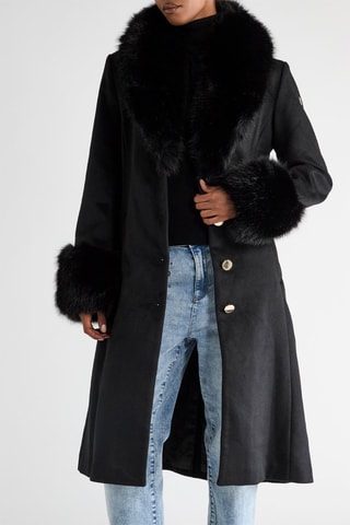 Manteau en laine - Noir