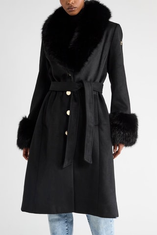 Manteau en laine - Noir
