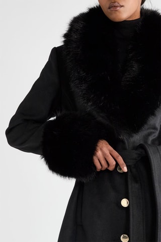 Manteau en laine - Noir
