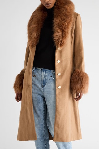 Manteau en laine - Marron