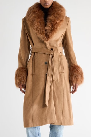 Manteau en laine - Marron