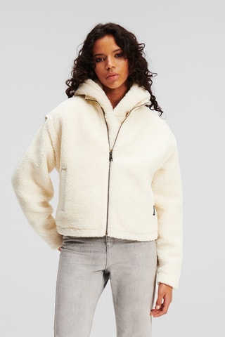 Veste en laine- Blanc