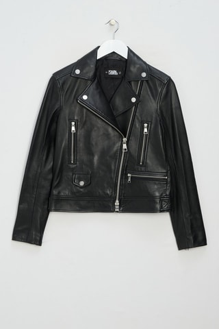 Perfecto en cuir - Noir
