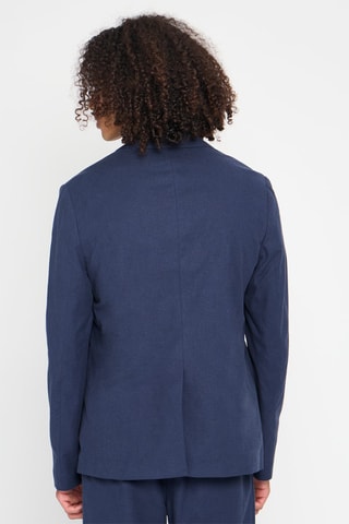 Veste en lin - Bleu