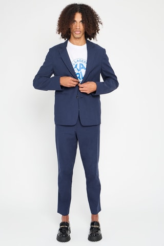 Veste en lin - Bleu