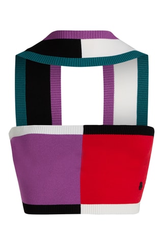 Crop top - Violet et rouge